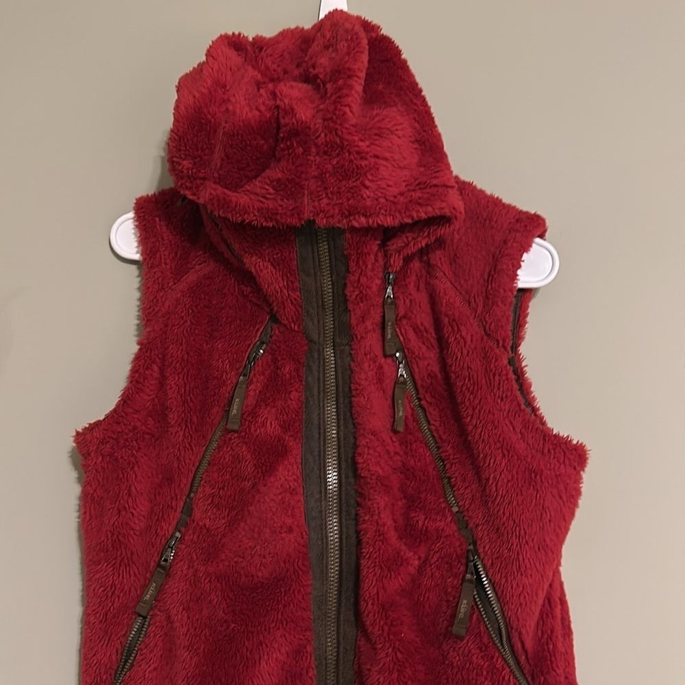 Kuhl Flight Fleece maroon/brown convertible vest M - Picture 12 of 12